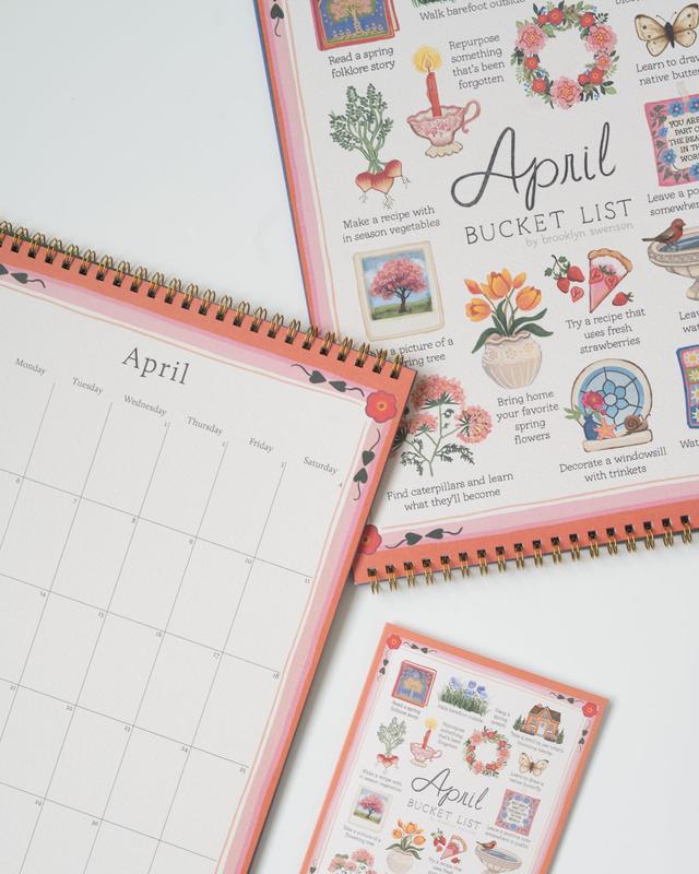 2026 Bucket List Calendar